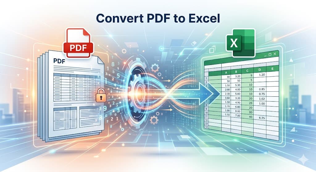 How to Convert PDF to Excel Online Free — Extract Tables from PDF to XLSX